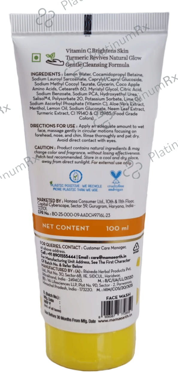 Mamaearth Vitamin C Face Wash 100ml