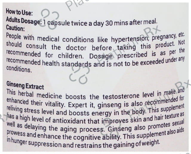 Goodlife Nutrition Ginseng Extract Capsule