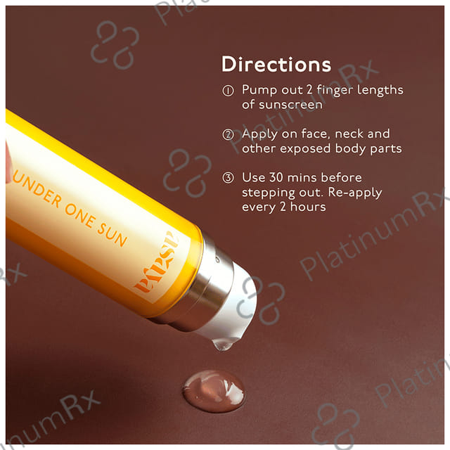 Asaya Under One Sun SPF 40 PA+++ Matte Sunscreen Gel 50ml