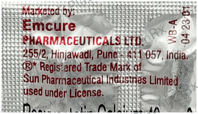 Rosuvas EZ 40/10mg Tablet 10s