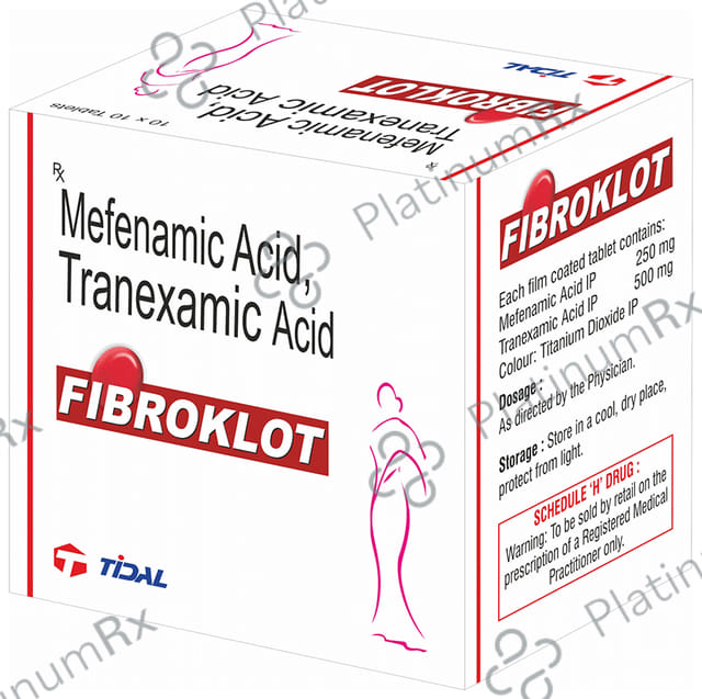 Fibroklot 250/500mg Tablet 10s
