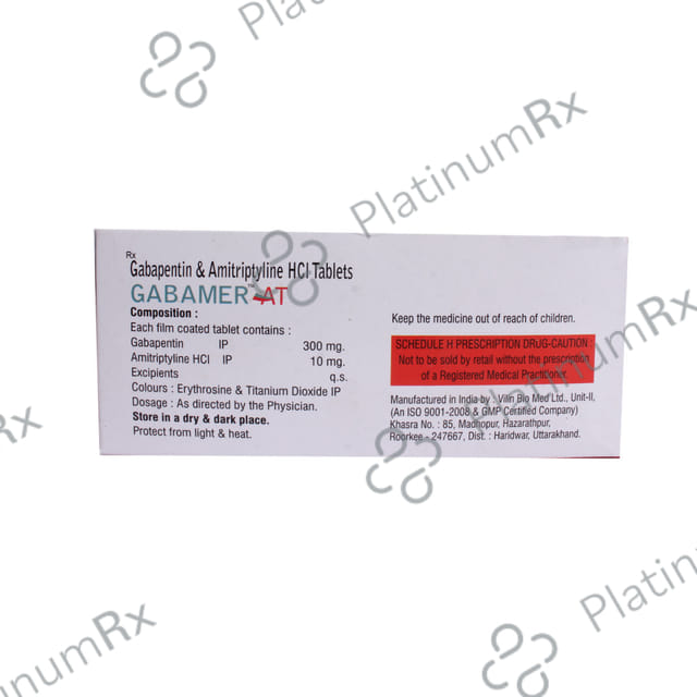 Gabamer 100mg Tablet 10s