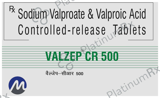 Valzep CR 500mg Tablet 10s