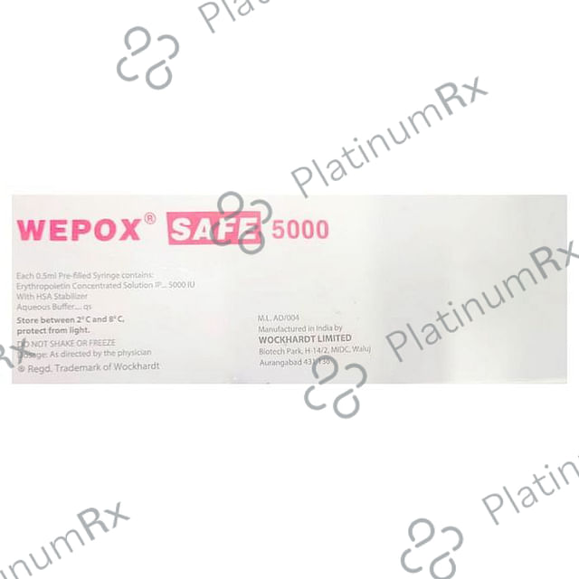 Wepox 5000IU Injection 0.5ml
