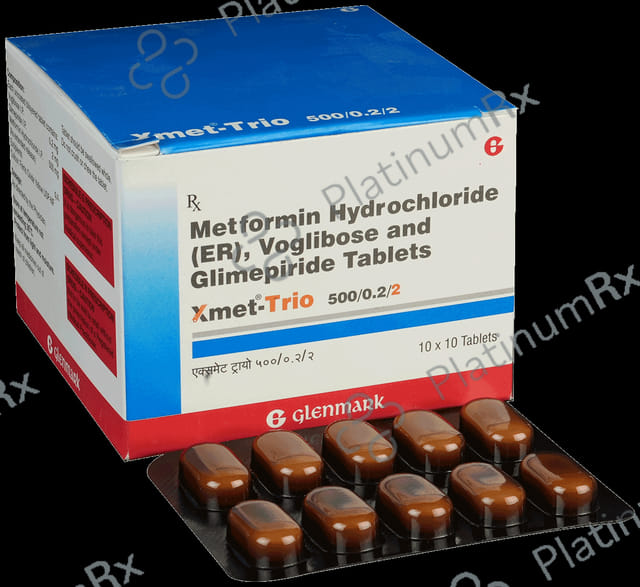 Xmet Trio 2mg Tablet ER 10s
