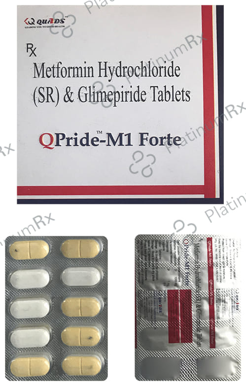QPride M1/1000mg Forte Tablet SR 10s