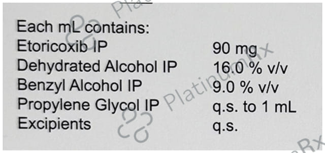 Nucoxia 90mg Injection 1s