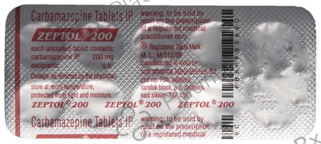 Zeptol 200mg Tablet 10s