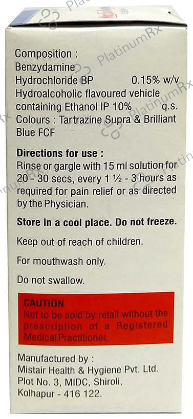 Maxtra 0.15% Gargle 120ml
