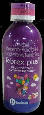 Febrex Plus Delicious Rose Syrup 100ml