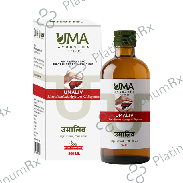 Uma Ayurveda Umaliv Syrup Liver Stimulant, Appetizer & Digestive
