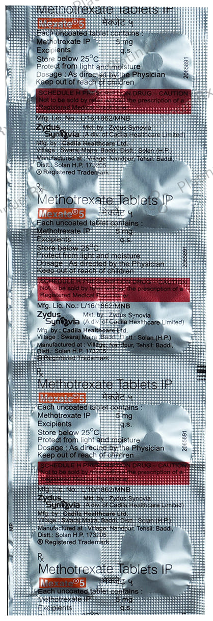 Mexate 5mg Tablet 10s