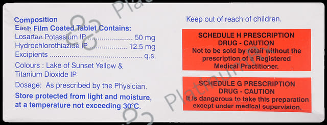 Lostat H 12.5/50mg Tablet 15s