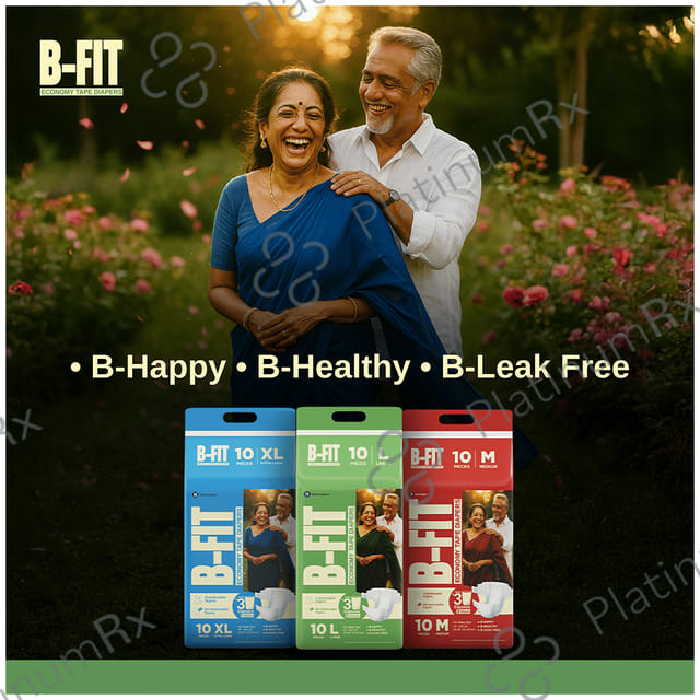 B Fit Economy Adult Diaper Large 10s