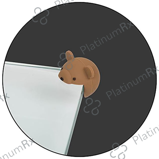 Safe-O-Corner Animal Shaped Corner Caps Brown 4 units