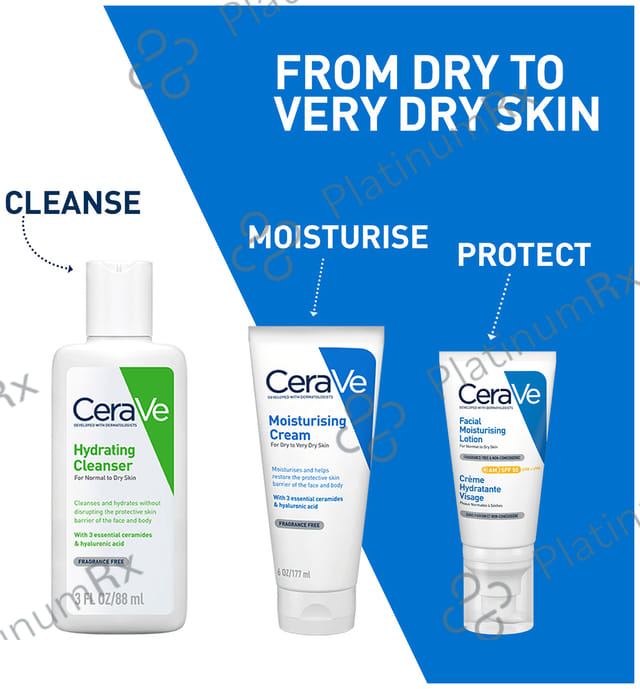 CeraVe Moisturising Cream for Dry to Very Dry Skin 177 gm