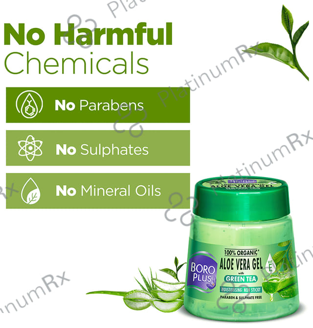 Boroplus 100% Organic Aloe Vera Gel 200ml