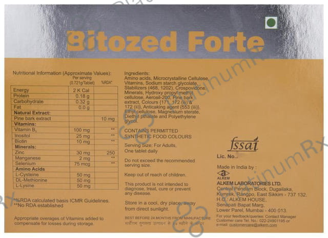 Bitozed Forte Tablet