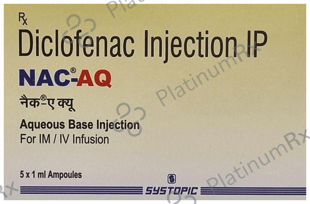 NAC AQ 75mg Injection 1ml