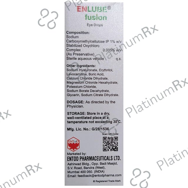 Enlube 1% Eye Drop 10ml