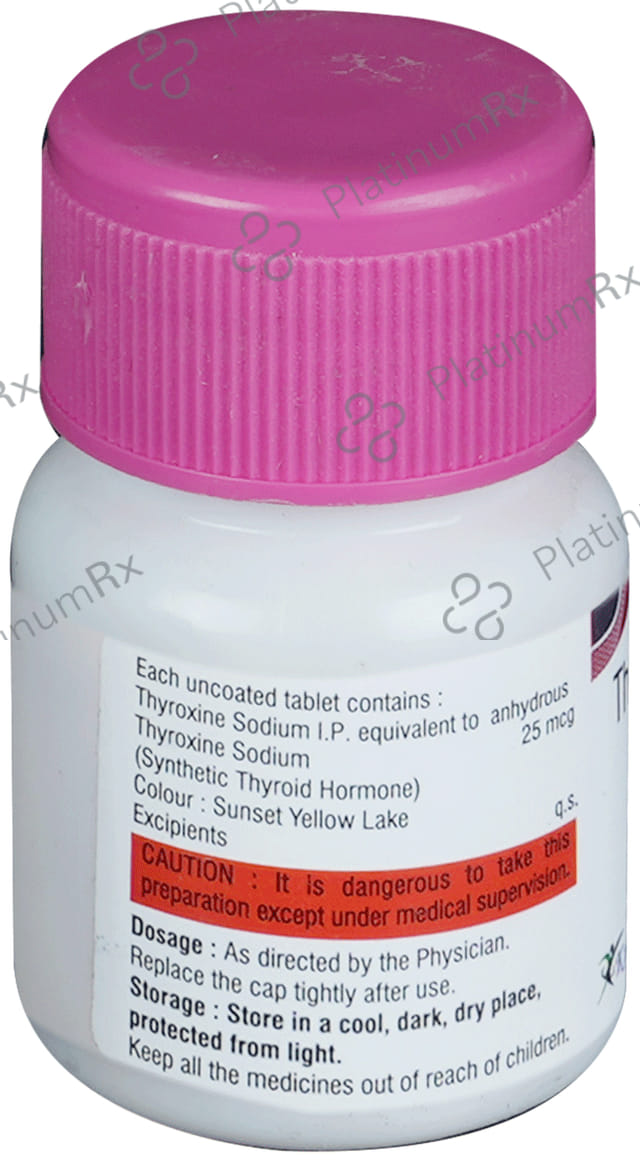 Thyroxinol 25mcg Tablet 120s