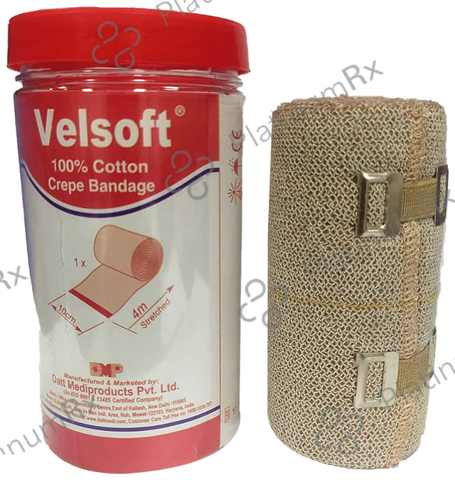 Velsoft Crepe bandage 10cm x 4m