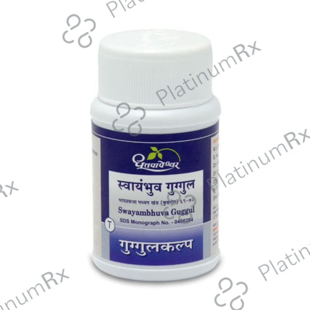 Dhootapapeshwar Swayambhuva Guggul 1000 tablets