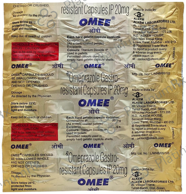 Omee 20mg Capsule 20s