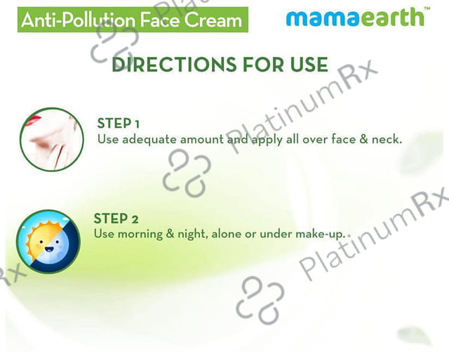 Mamaearth Anti-Pollution Face Cream - Paraben & Silicone-Free - For All Skin Types