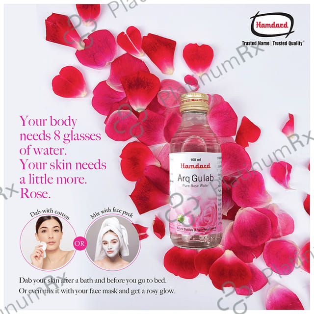 Hamdard Arq Gulab Pure Gulab Jal/ Rose Water