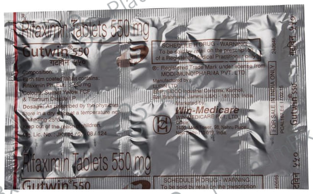Gutwin 550mg Tablet 10s