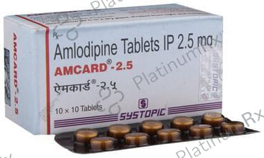 Amcard 2.5mg Tablet 10s