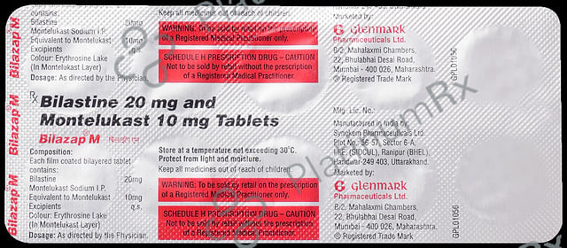 Bilazap M 20/10mg Tablet 10s