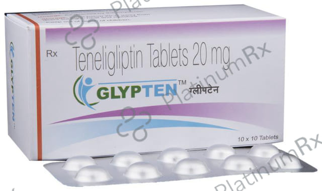 Glypten 20mg Tablet 10s