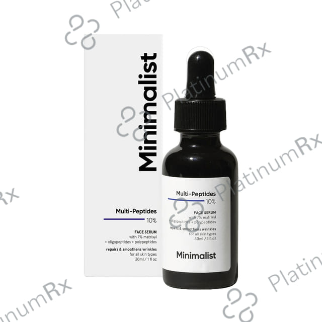 Minimalist 10% Multi Peptide Face Serum Wrinkles 30ml