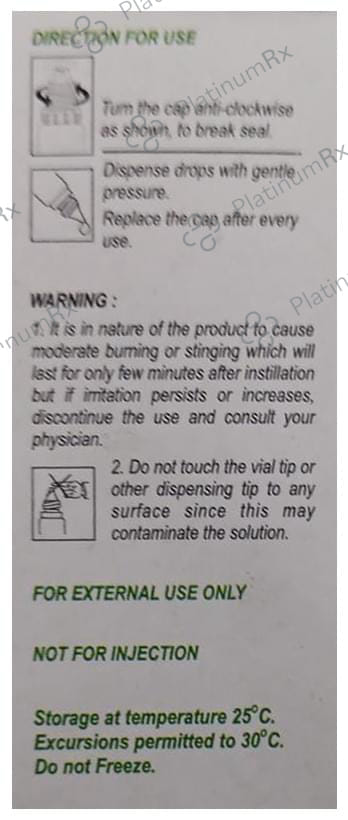 Renicol Eye Drop 5 Eye Drop