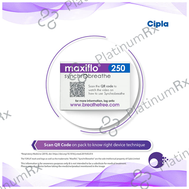Maxiflo Synchrobreathe 6/250mcg Inhaler 120MDI