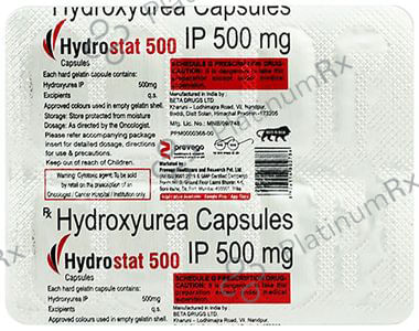 Hydrostat 500mg Capsule 10s