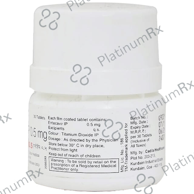Entehep 0.5mg Tablet 30s