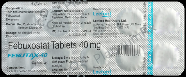 Febutax 40mg Tablet 10s