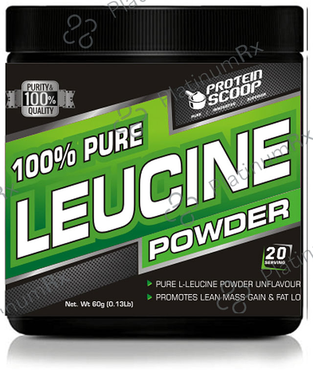 Protein Scoop 100% Pure Leucine Powder Unflavoured 60 gm