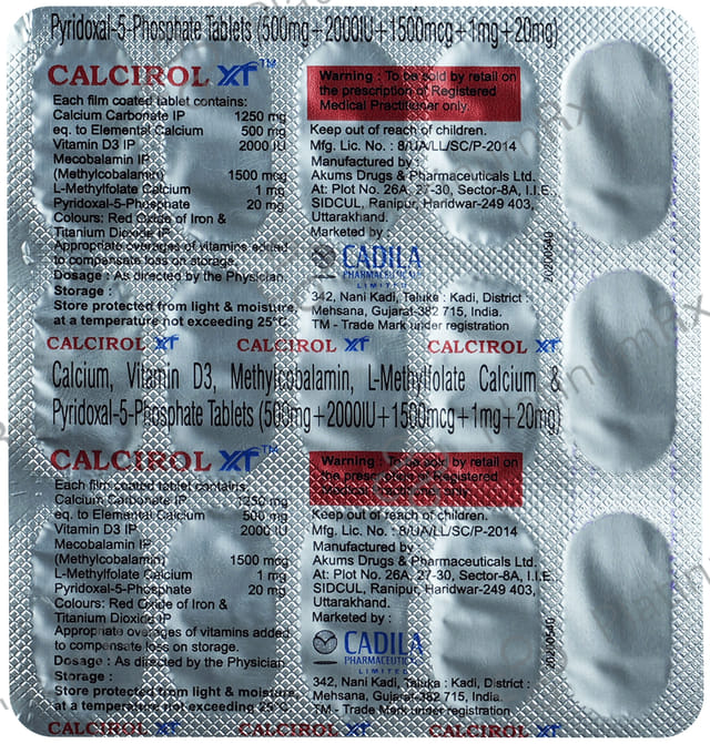 Calcirol XT Tablet 15s
