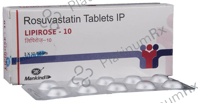 Lipirose 10mg Tablet 10s