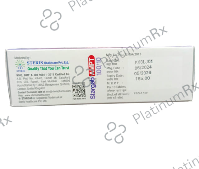 Stargab AMPT 100/10mg Tablet 10s