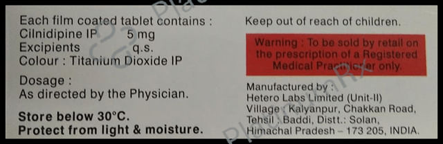 Dilnip 5mg Tablet 15s