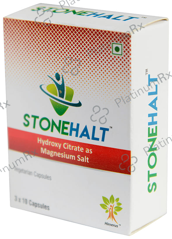 StoneHalt Vegetarian Capsules with Hydroxy Citrate as Magnesium Salt 10 Vegicap