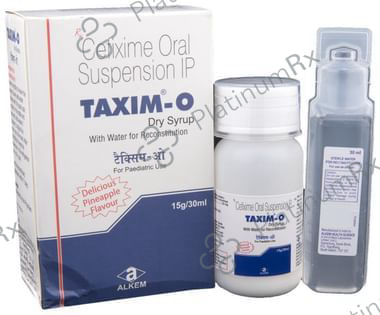 Taxim-O Dry Syrup Delicious Pineapple 30 Oral Suspension