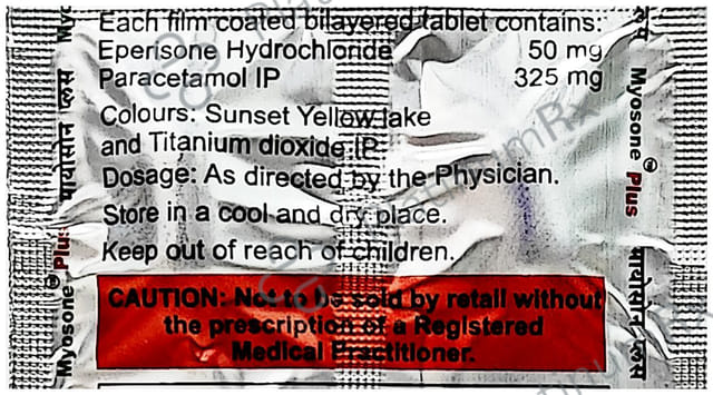 Myosone Plus 50/325mg Tablet 10s