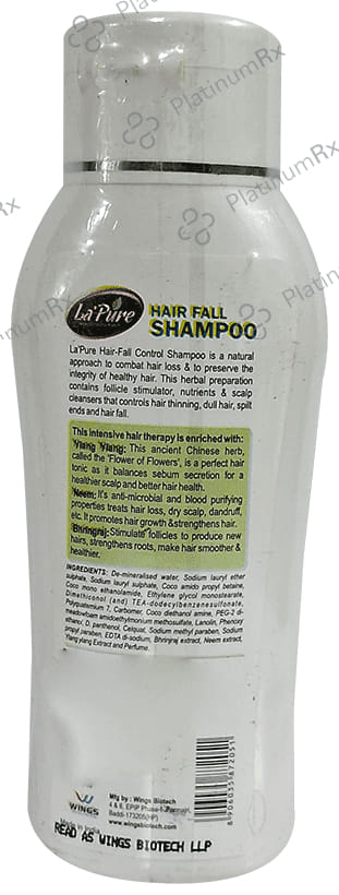 Wings Hair Fall Control Shampoo (Each 100ml) Neem & Bhringraj