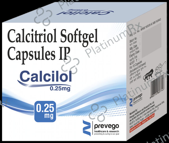 Calcilol 0.25mg Softgel Capsule 10s